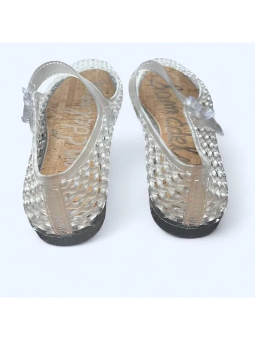 Sam Edelman Michaela Clear Jelly Shoes Size 8 Whimsy Kawaii Summer Kidcore - Picture 4 of 5